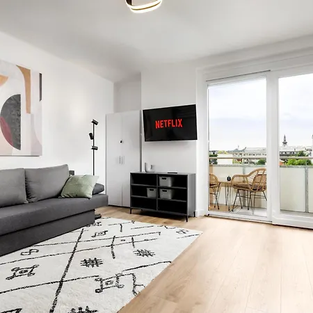 Design-apartment In Der Welser Innenstadt Mit Netflix & Balkon Apartment